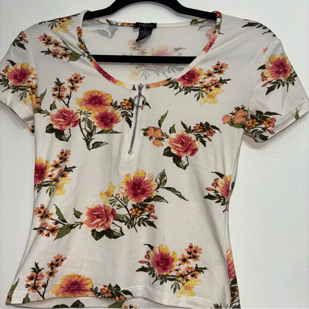 Floral Print Women's Top